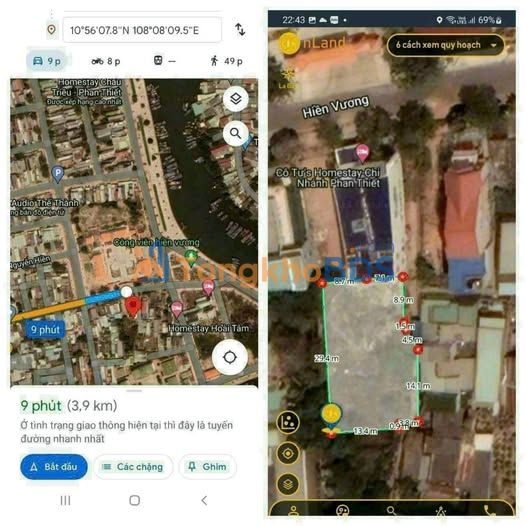 Đất Thổ Cư 489m² Mặt Tiền Ngang 30m - Gần Biển Thanh Hải, Bình Thuận