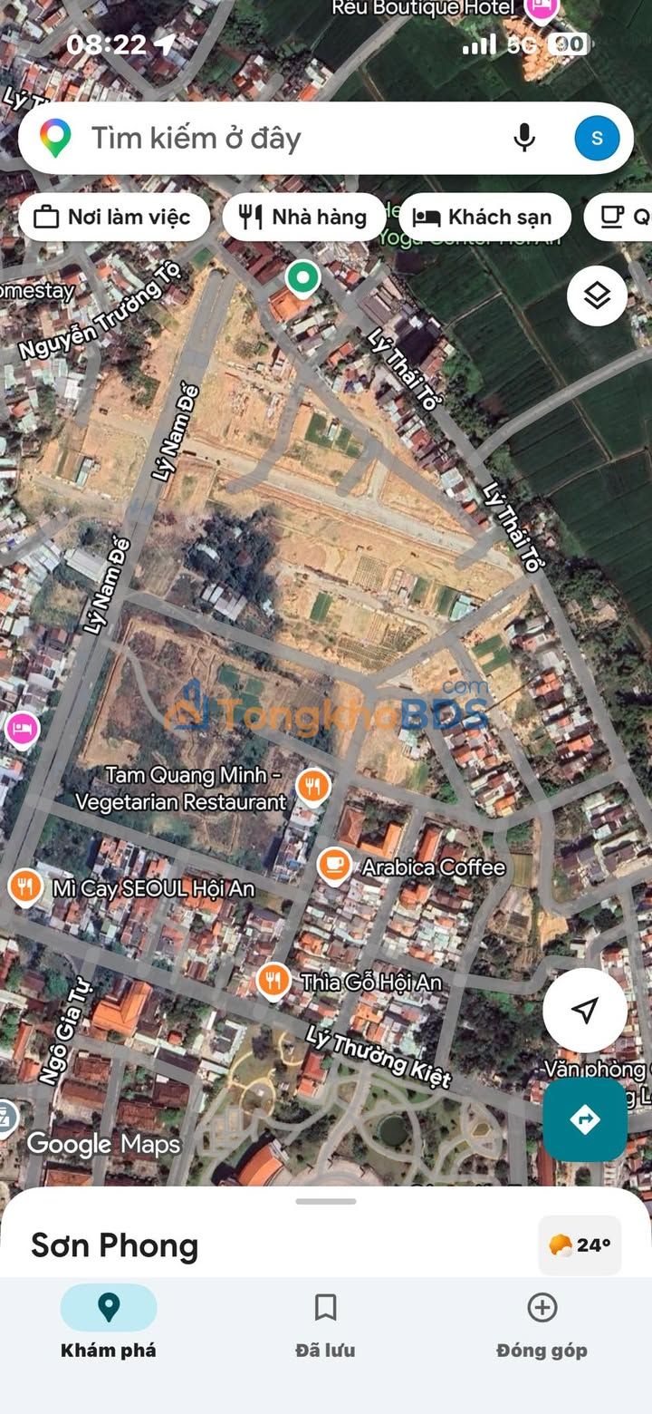 Đất nền 96m² Khu Sơn Phong, Quế Sơn - Cơ hội đầu tư 5 tỷ