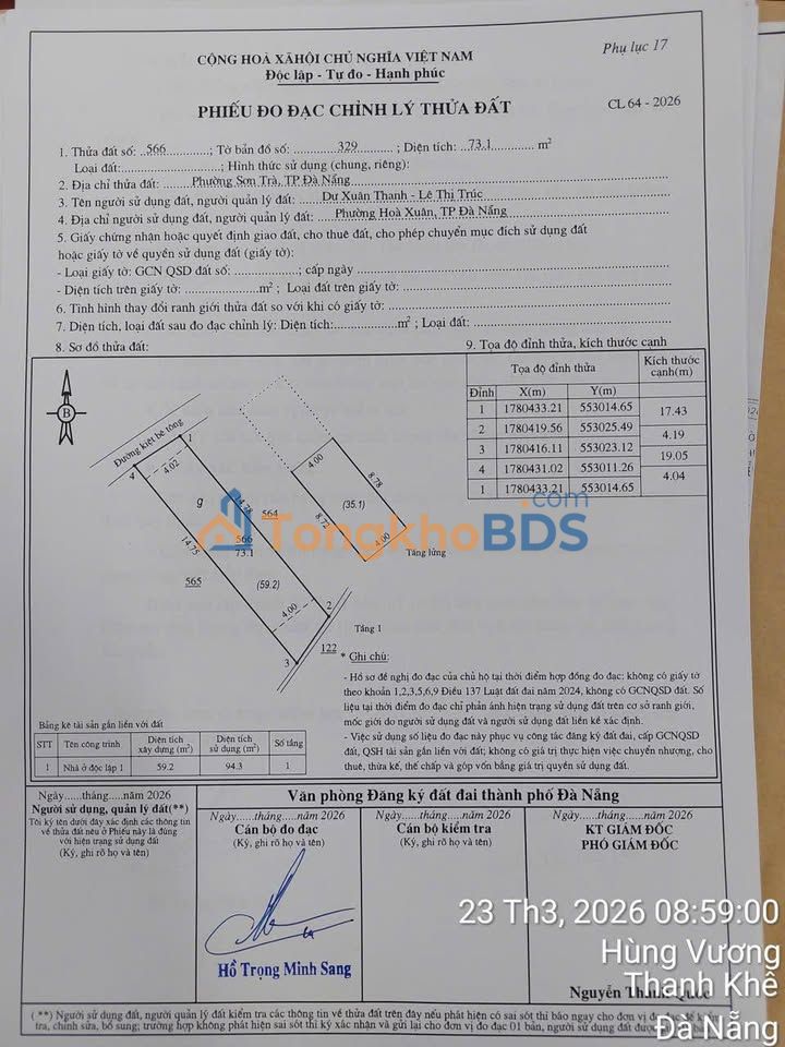 Nhà Đúc Kiên Cố 73m² Gần Biển Mân Thái, Sơn Trà - Giá 4 Tỷ