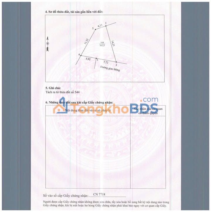 Bán đất thổ cư 100m² tại Khu 5, Việt Trì - Sổ hồng sẵn sàng