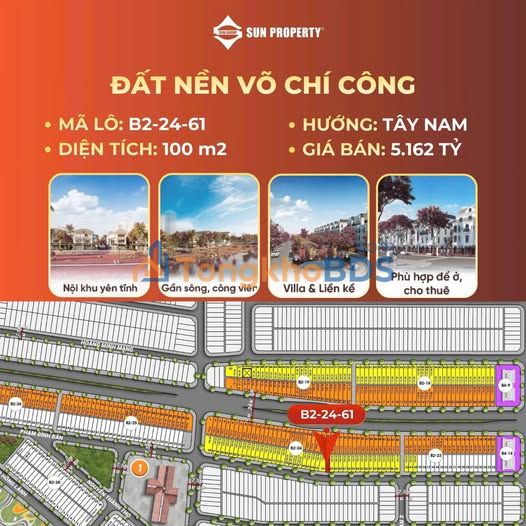 Đất nền Võ Chí Công Thăng Bình 100m² 5,162 tỷ - Sổ đỏ chính chủ