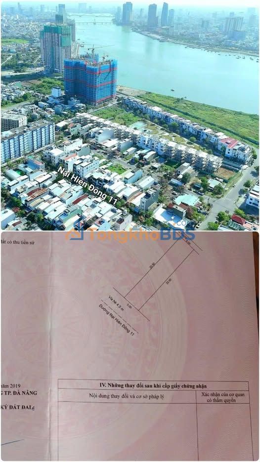 Bán Đất Mặt Tiền 5m5 Nại Hiên Đông 11 Sơn Trà Đà Nẵng - 118m²