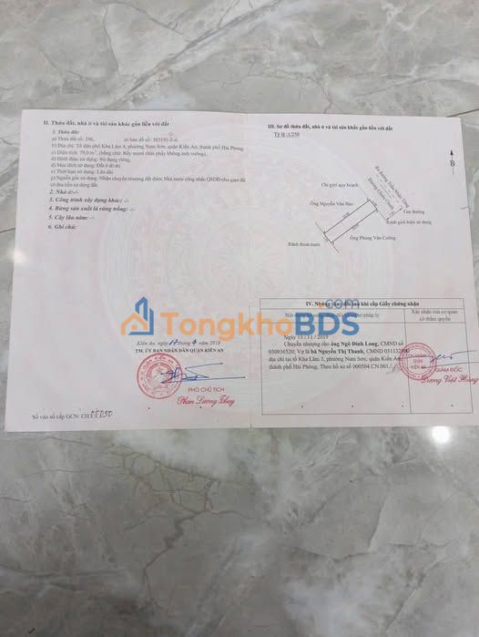 Đất nền Trần Nhân Tông, Kiến An 79m² - Sổ đỏ, ô tô vào nhà