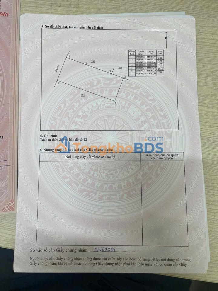Bán Gấp Đất Thổ Cư 80m² Xã Thanh Vân, Tam Dương - Sổ Đỏ Sẵn Sàng
