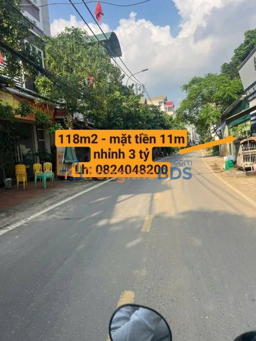 Đất Vàng Hà Đông - Mặt Tiền 11m - Kinh Doanh Đắc Lộc - 118m² - 3 Tỷ