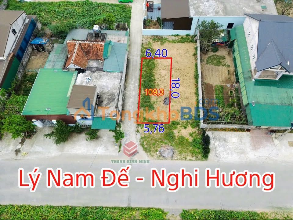 Đất nền Lý Nam Đế Cửa Lò 109m² 2 tỷ - Sổ đỏ chính chủ