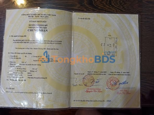 Bán nhà 3 tầng lô góc 126m² tại Đại Yên, Chương Mỹ - Sẵn Sàng Dọn Vào Ở Ngay