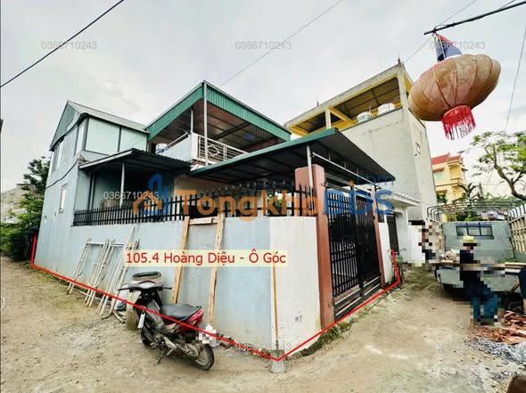 Bán Nhà Góc 2 Mặt Tiền Hoàng Diệu, Chương Mỹ - 105m², 2 Tầng, Ô Tô Đỗ Cửa - Giá Đầu Tư 2x Tỷ