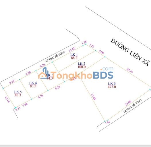 Đất nền Chương Mỹ 80m² - View sông, gần cầu Mỹ Hòa, giá từ 9xx triệu