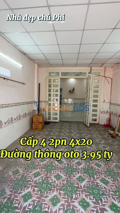 Nhà 80m² đường thông Tô Ngọc Vân, Bình Tân - Giá 3.95 Tỷ