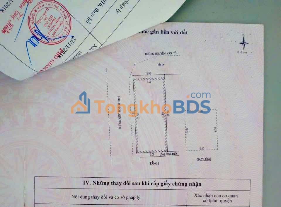 Nhà Mặt Tiền 2 Mặt Tiền Nguyễn Văn Tố, Hải Châu - 60m² Kinh Doanh Đắc Lợi