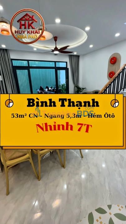 Nhà riêng Nơ Trang Long P.11 53m² - Ô tô vào tận nhà