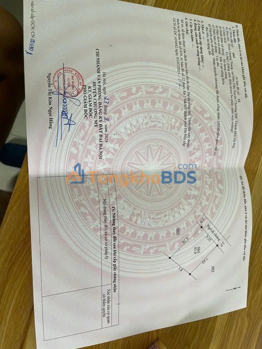 Đất Nền Chương Mỹ 44m² Sổ Đỏ Chính Chủ - Lộc Tài Sinh Vượng Khí