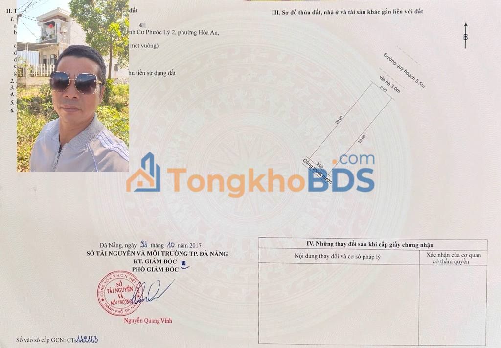 Bán Đất Mặt Tiền Hòa An 24, Cẩm Lệ, Đà Nẵng - 100m² Giá 5.48 Tỷ