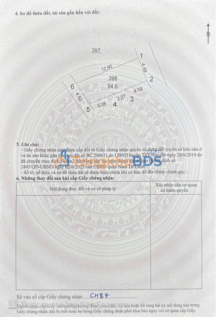 Đất Trịnh Văn Bô Xuân Phương 55m² 9 tỷ - Sổ đỏ chính chủ