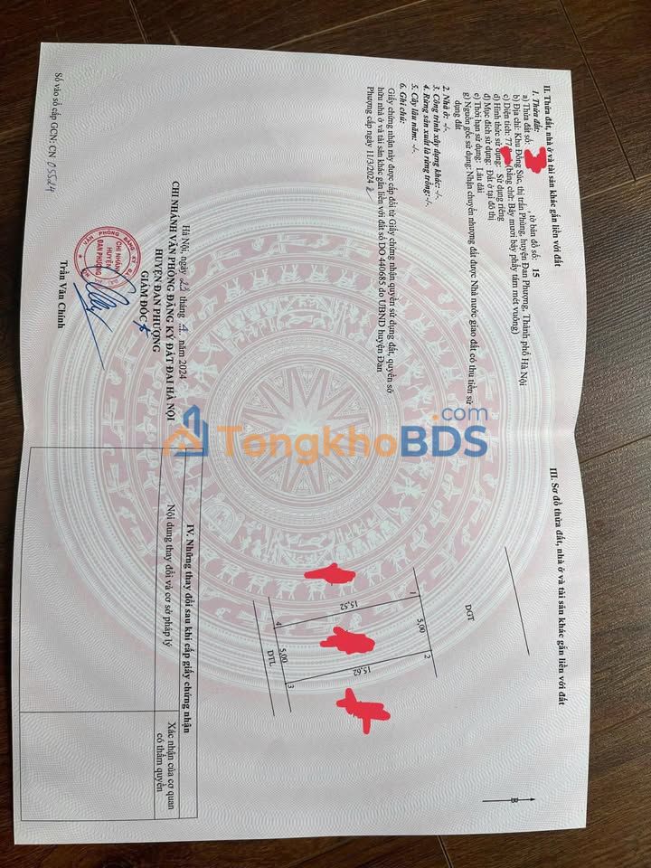 Bán Đất Đan Phượng 78m² - Sổ Đỏ Chính Chủ, Ô Tô Tránh Nhau