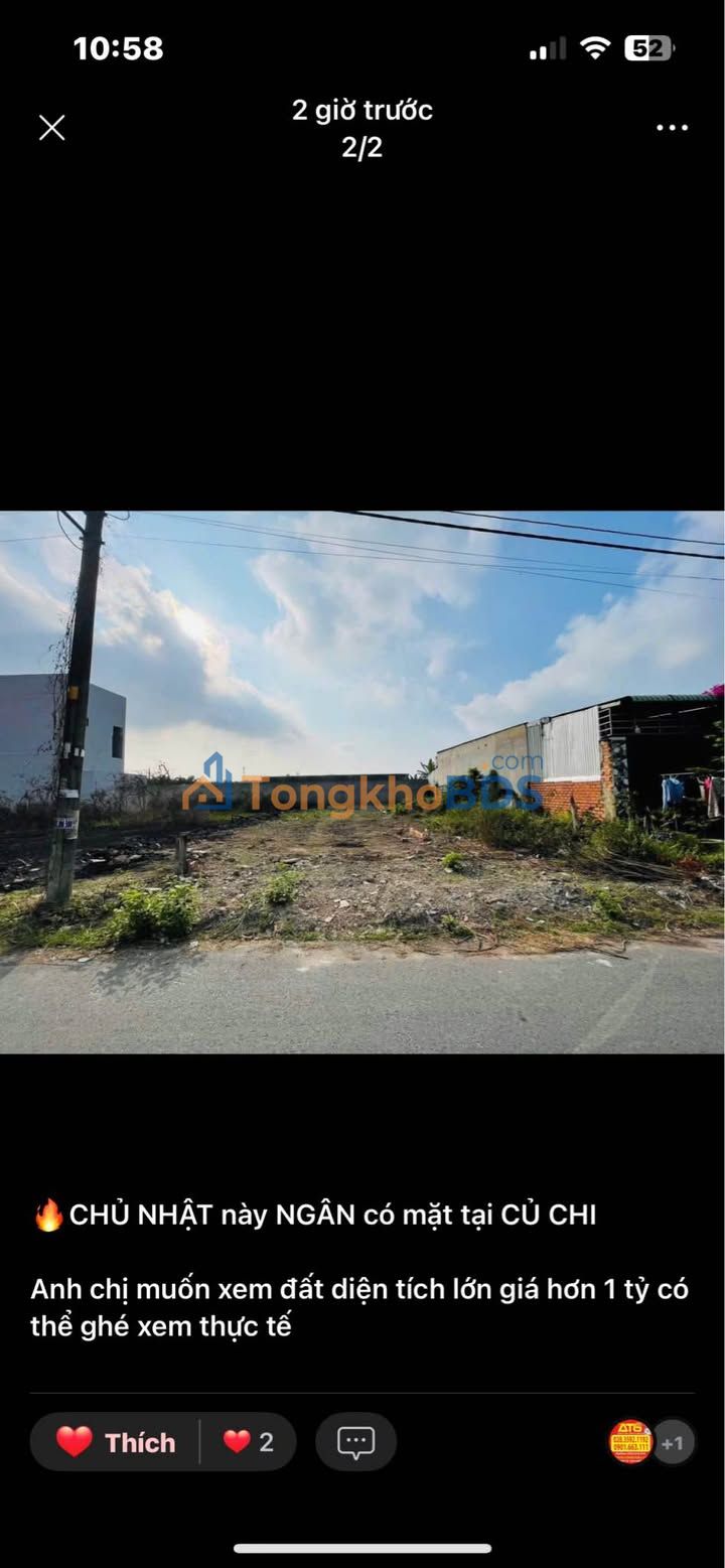 Đất Thổ Cư Hóc Môn 126m² - Sổ Hồng Riêng, Kinh Doanh Tốt