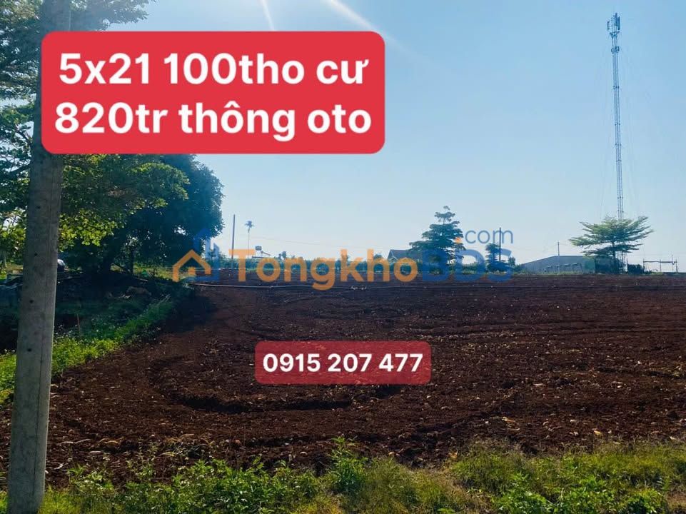 Đất nền sổ riêng Đức Trọng 100m² - Đường ô tô thông 820 triệu