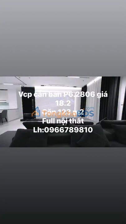 Căn hộ Park 6, Tân Bình 123m² Full Nội Thất - Giá 18.2 Tỷ