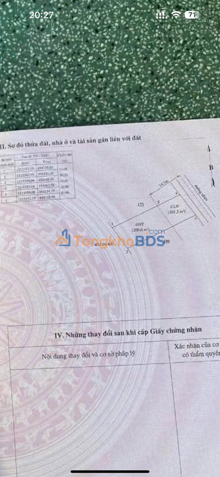 Đất thổ cư Mặt tiền Nhựa Hàm Liêm 300m² - Sổ hồng sẵn, giá 2.2 tỷ