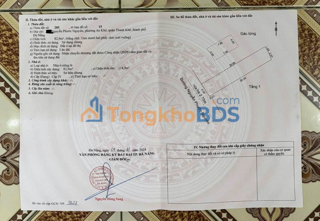 Nhà Mặt Tiền Nguyễn Phước Nguyên, Sơn Trà - 83m² Kinh Doanh Sầm Uất, Giá 8 Tỷ