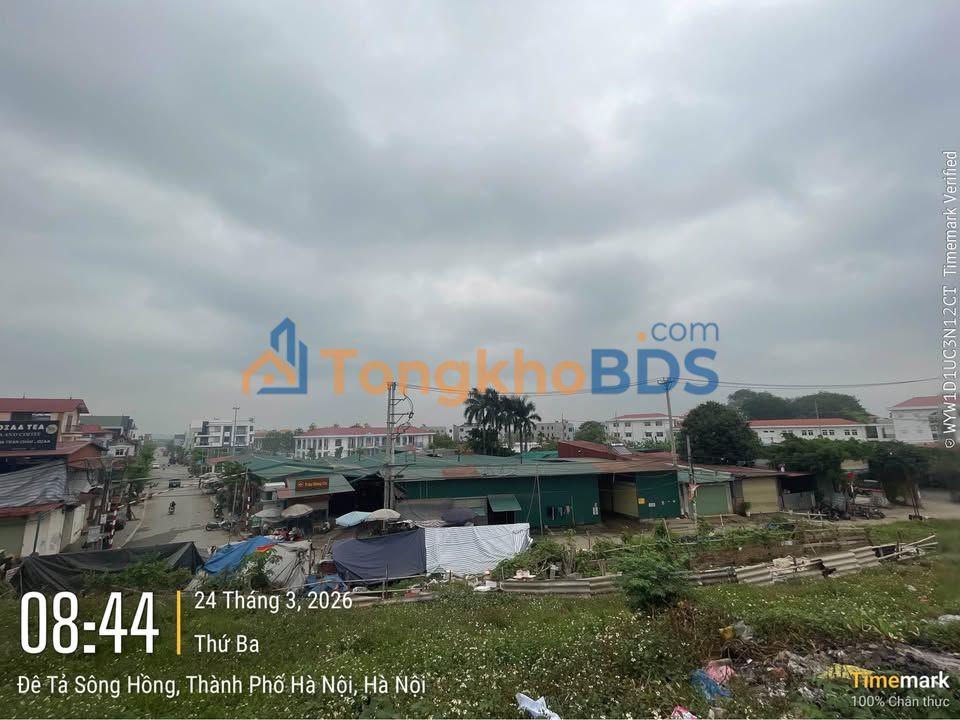 Đất nền Mê Linh 180m² - Sổ đỏ sẵn sàng, gần Cầu Hồng Hà