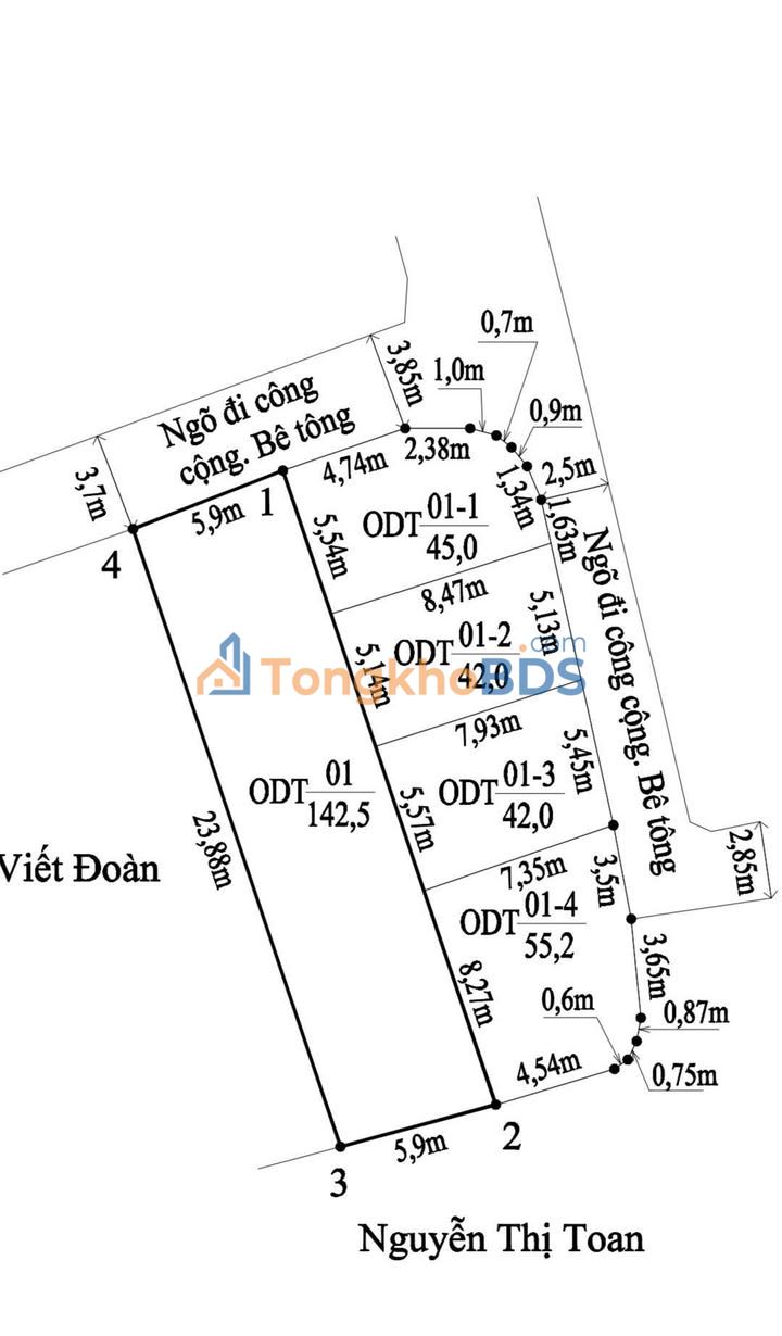 Đất nền Tự Lập, An Dương 42m² - Sổ đỏ chính chủ, giá chỉ từ 1 tỷ