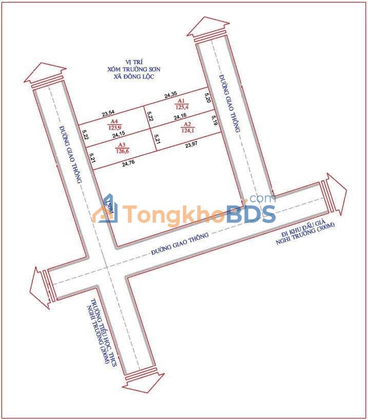 Đất Nở Hậu 124m² Nghi Xá, Nghệ An - Giá 1.5 Tỷ, Lộc Phát