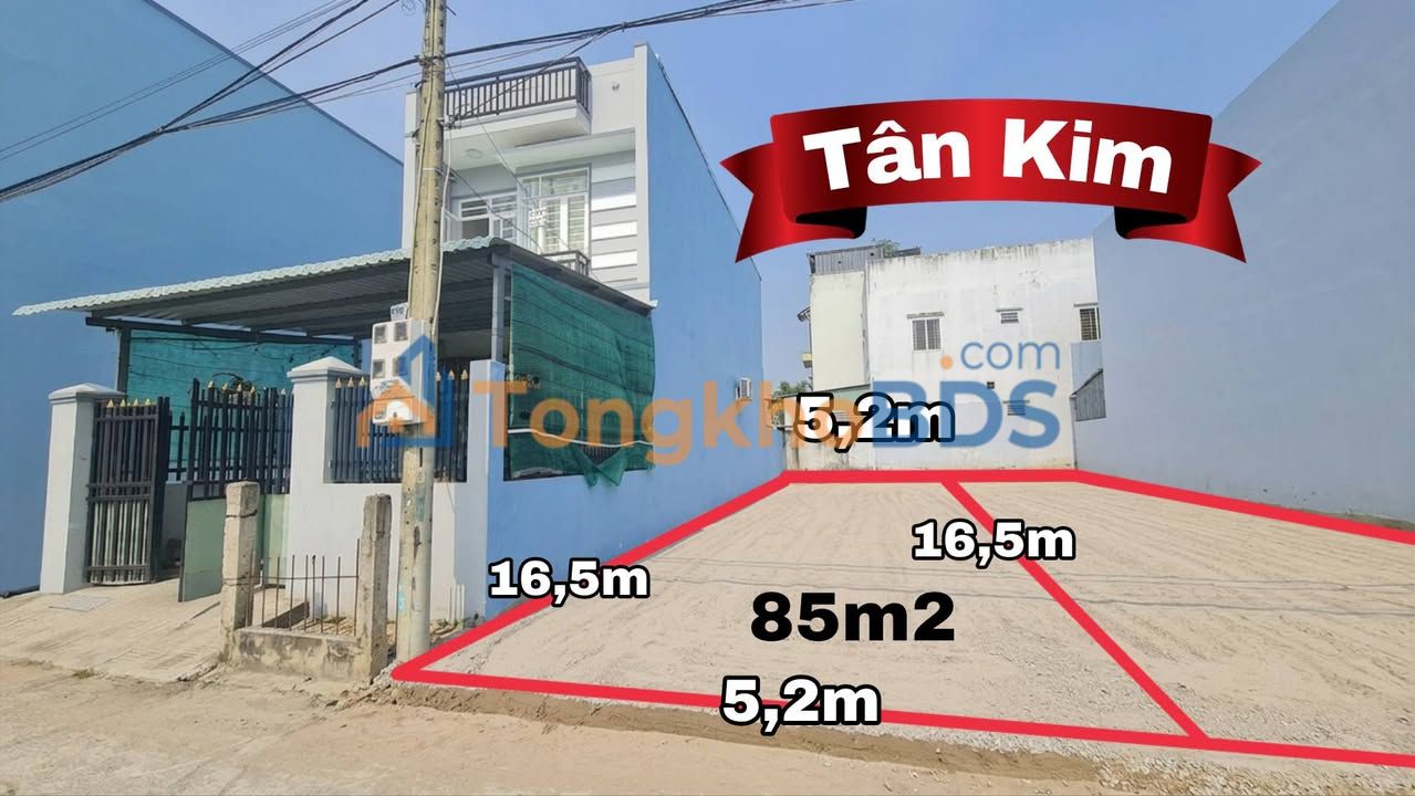 Đất nền Bờ Đá Bình Chánh 85m² 1,995 tỷ - Sổ đỏ chính chủ