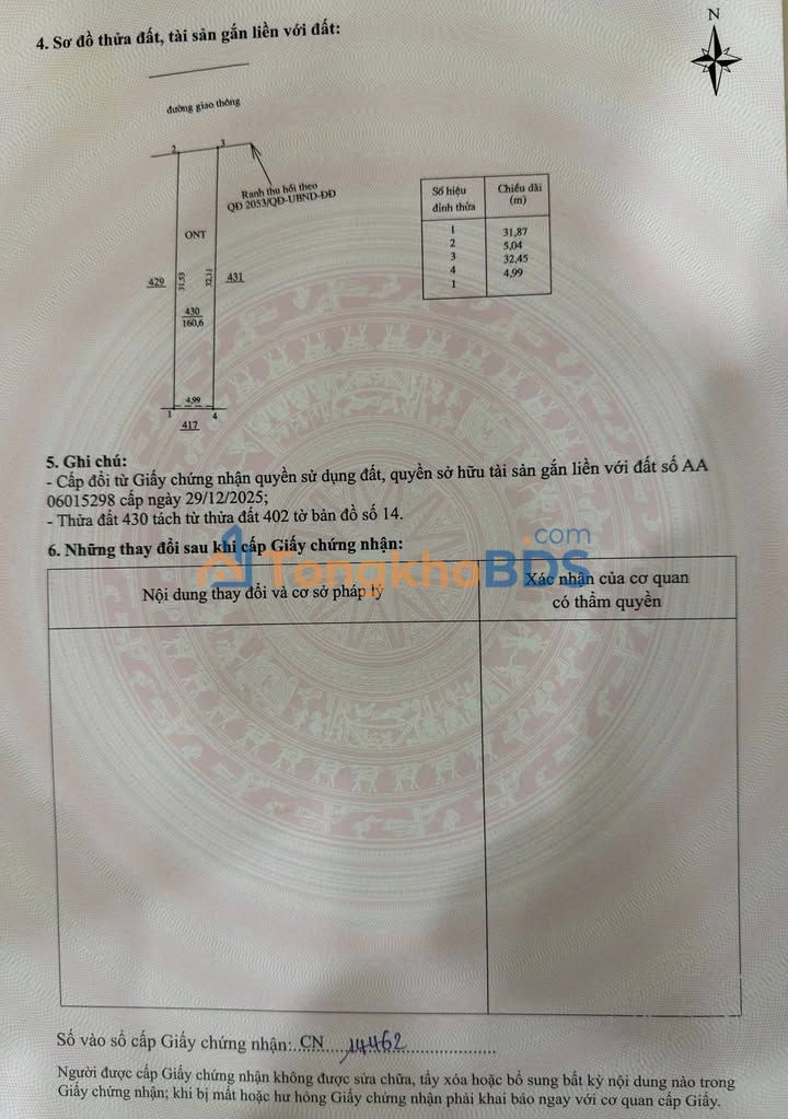 Đất Nền Nhà Bè 160.6m² Sổ Hồng Riêng - Giá 3.1 Tỷ Gần Trạm Thu Phí Định An