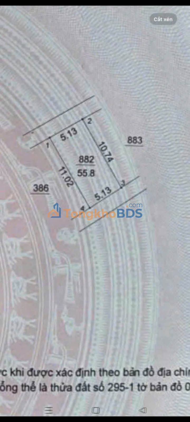 Đất Song Phương Hoài Đức 56m² 4,48 tỷ - Sổ đỏ chính chủ