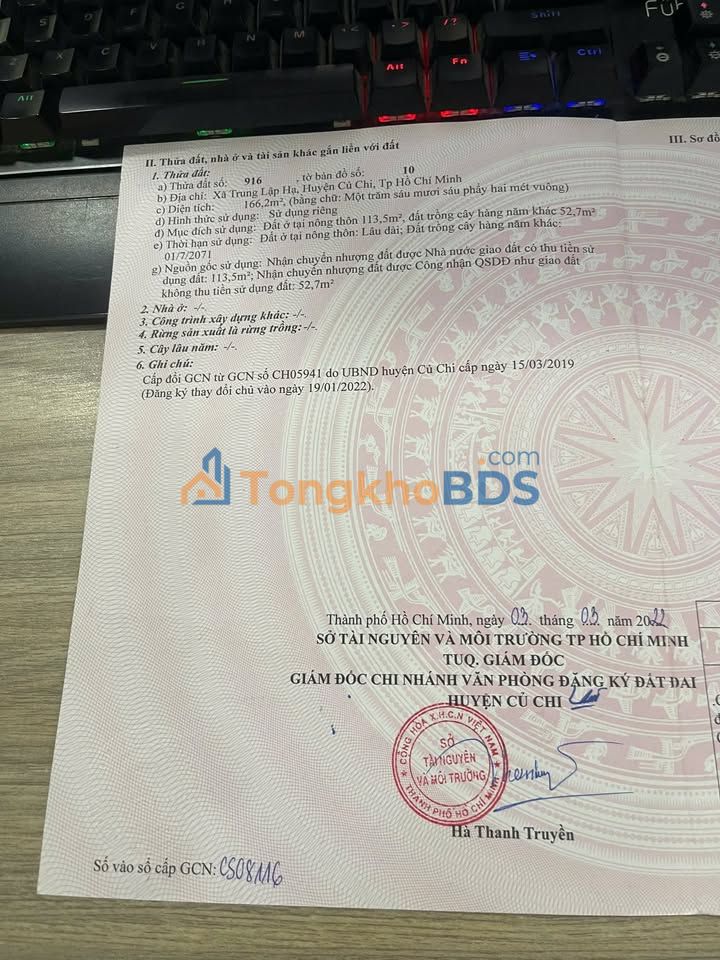 Bán Đất Củ Chi 170m² Lô Góc - Sổ Hồng Thổ Cư Hoàn Toàn