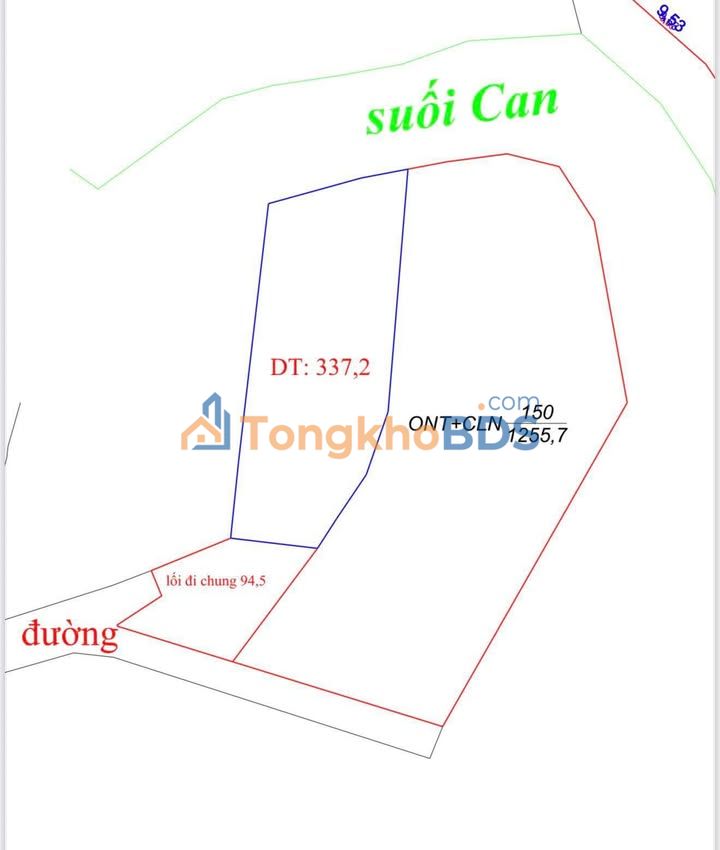 Đất Nền 337m² Bôi Câu, Kim Bôi - Sổ Đỏ Full Thổ Cư, Giá Đầu Tư 1.8 Triệu/m²