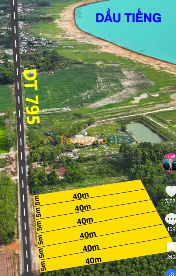 Đất Nền Tân Châu Tây Ninh 294m² - Sổ Đỏ Sẵn 900 Triệu