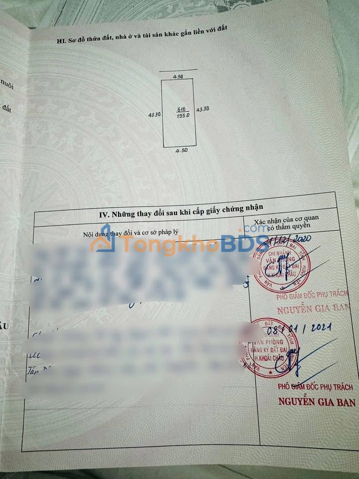 Đất Đông Tảo Khoái Châu 390m² 780 triệu - Đường to ô tô