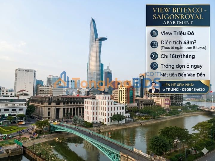 Cho thuê Căn hộ Saigon Royal Quận 4 - 43m² View Bitexco