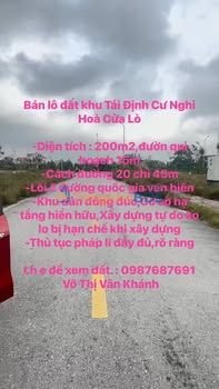 Đất nền Phường Nghi Hòa 200m² - Pháp lý rõ ràng