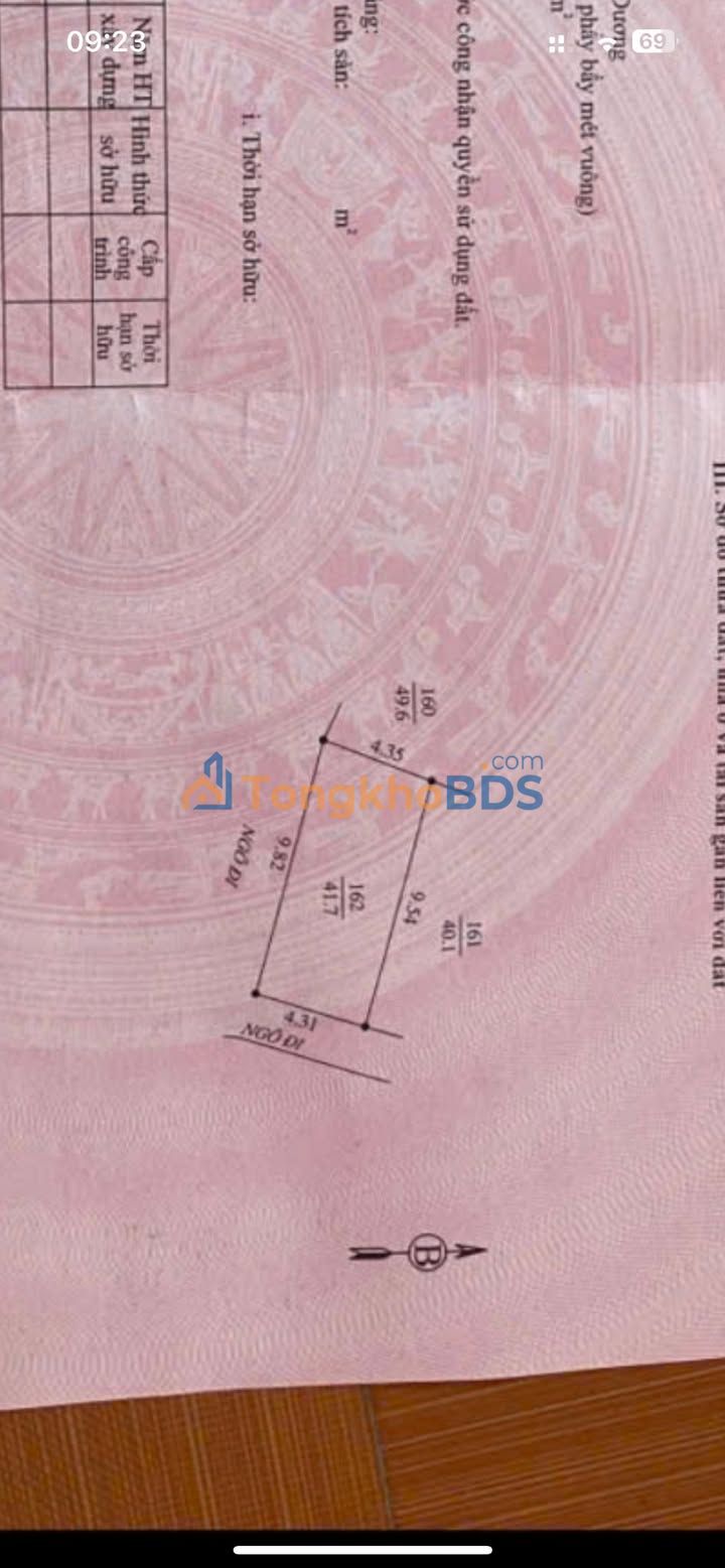 Bán Đất Lô Góc Nguyễn Thị Duệ, Hải Dương - 41.7m² Giá 1 Tỷ