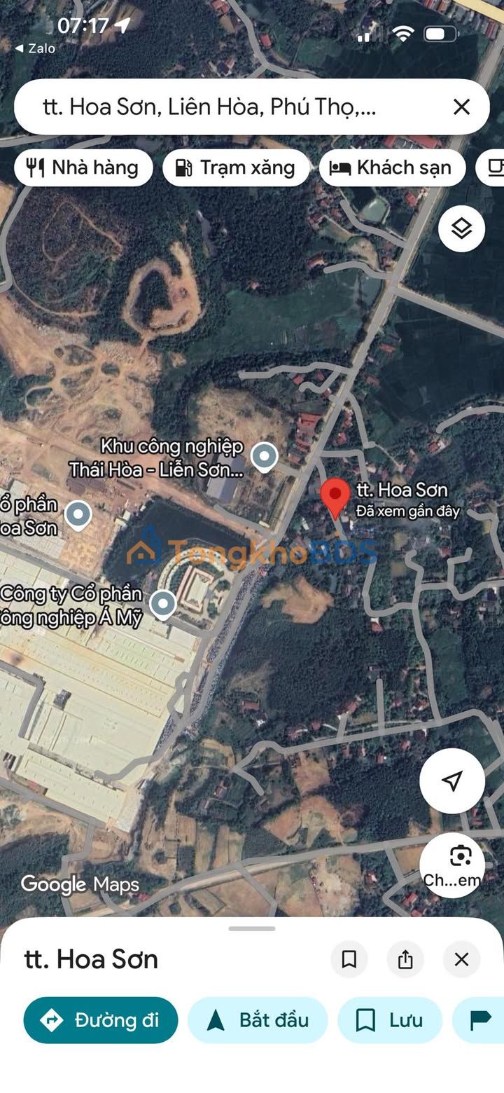 Dat nen Khu cong nghiep A My 408m2 3.3 ty - Tiem nang tang gia