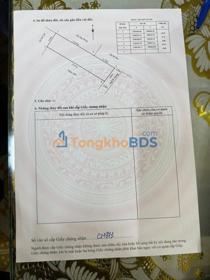 Đất nền 65m² Đông Khê, Hải Phòng - Sổ đỏ sẵn, GPXD 4 tầng