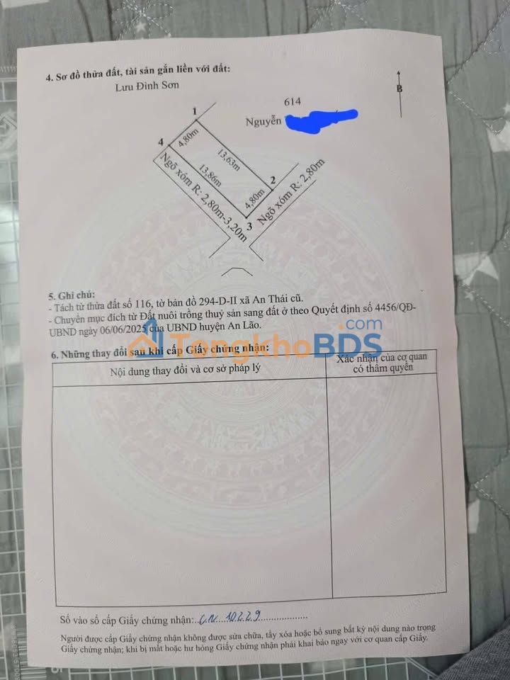 Đất nền An Hưng, Hải Phòng 65m² - Sổ đỏ sẵn sàng, giá chỉ 1 tỷ