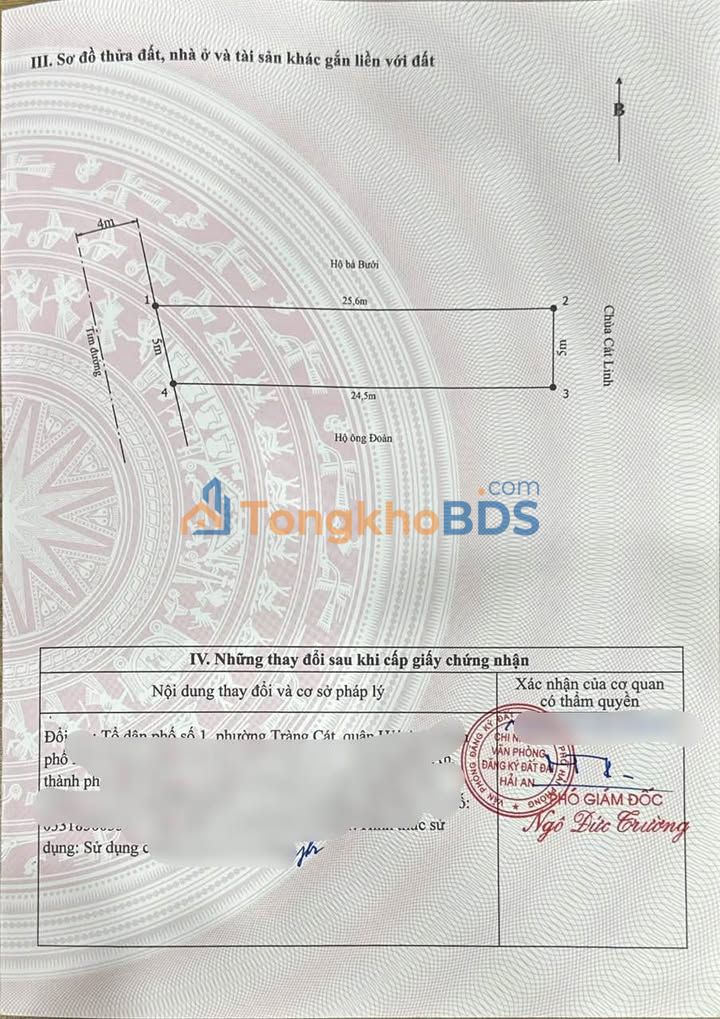 Đất Tràng Cát Hải An 120m² 6 tỷ - Sổ đỏ chính chủ