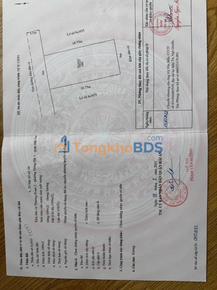 Đất Nền Vị Trí Đắc Địa Hải An, Hải Phòng - 169m² Sổ Đỏ Sẵn Sàng