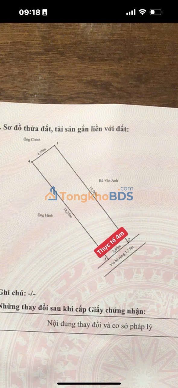 Đất Thổ Cư Mặt Tiền Khúc Thừa Dụ, Lê Chân, HP - 72m² - 7 Tỷ