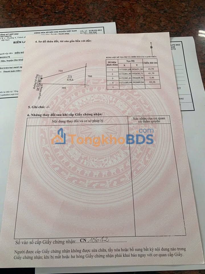 Đất Vườn Long Thượng, Cần Giuộc - 520m² Giá Tốt, Gần Chợ