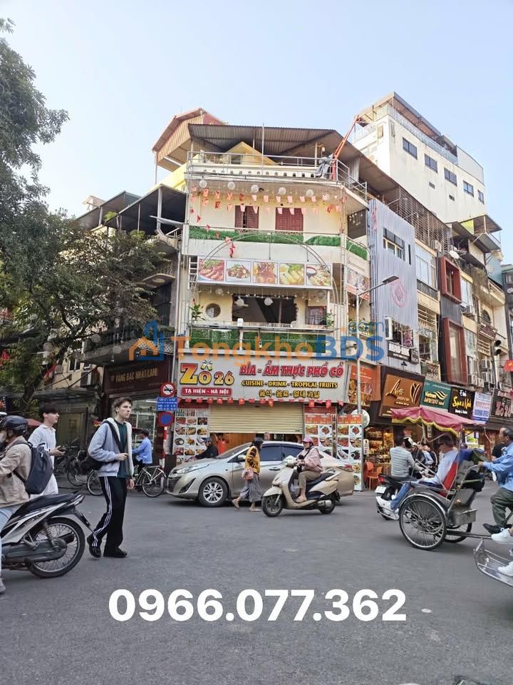 Mặt bằng 100m² mặt tiền 6m phố Hàng Cót, Hoàn Kiếm - Kinh doanh đắc lợi