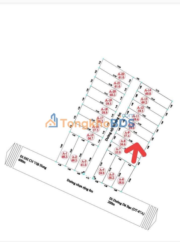 Đất nền Xuân Sơn Sơn Tây 57m² 1 tỷ - Sổ đỏ chính chủ