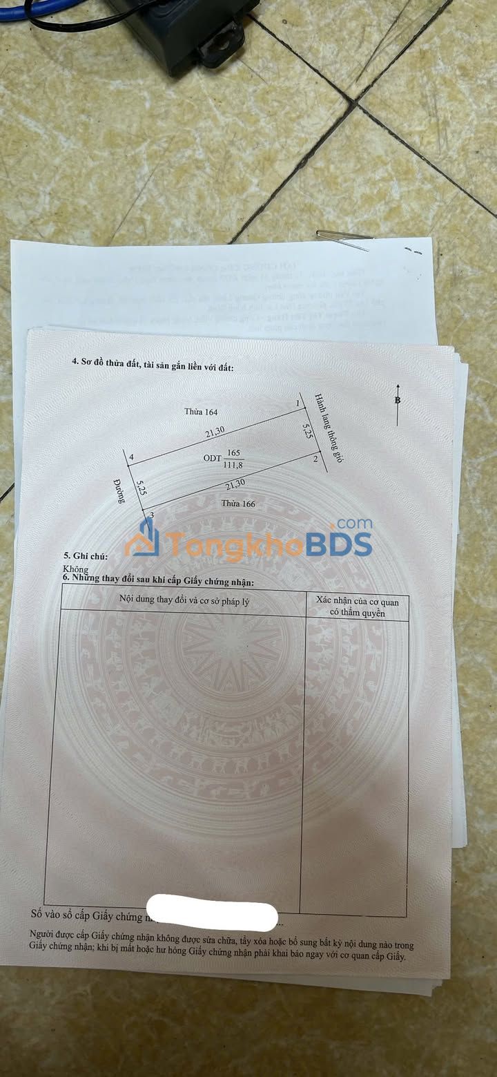 Đất Phường Ninh Khánh, Hoa Lư 111.83m² - Sổ Đỏ Chính Chủ