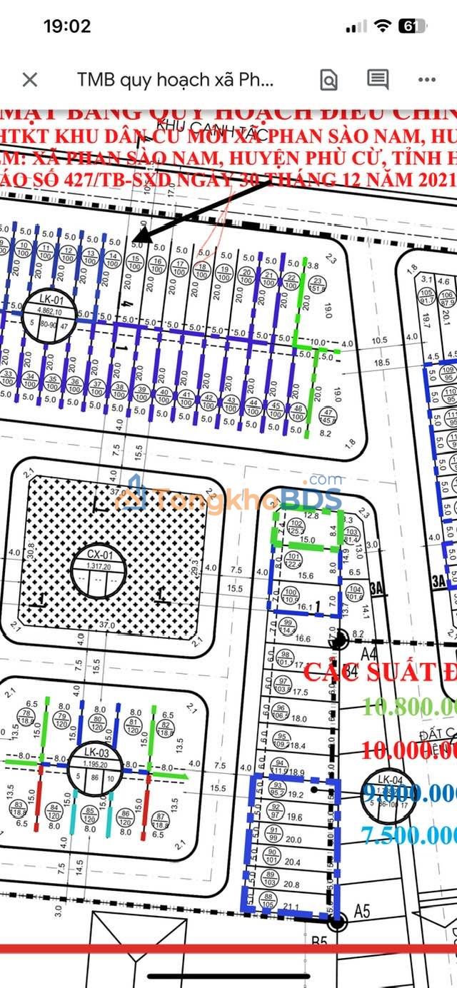 Bán đất mặt đường chính Hà Đông 200m², sổ đỏ, giá 2.2 tỷ