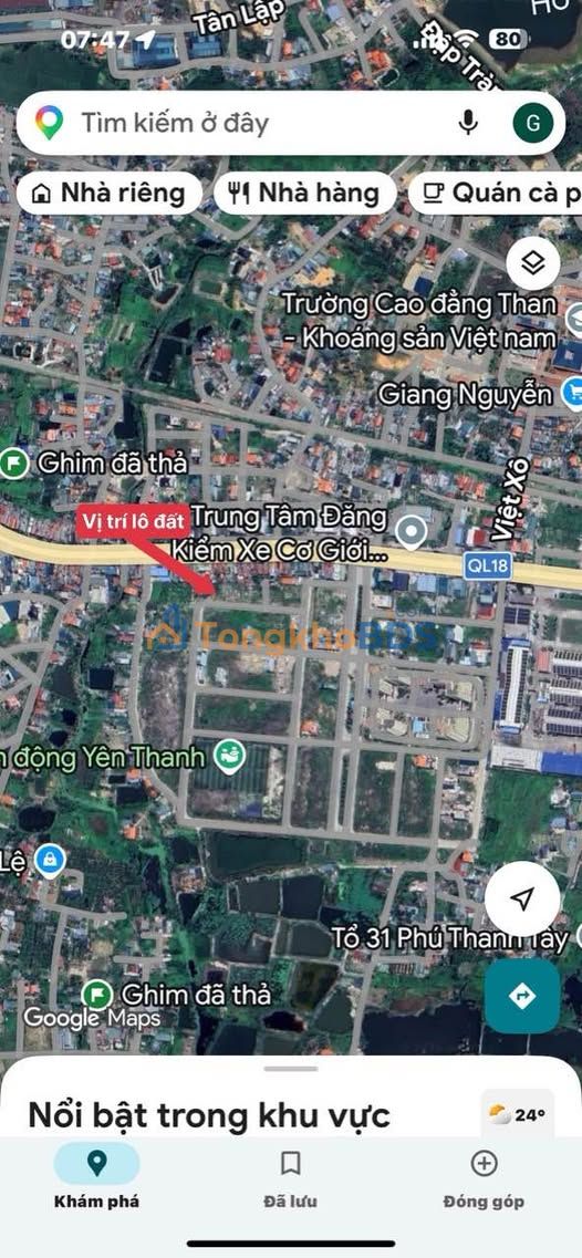 Đất Vàng Uông Bí - 86m² Mặt Tiền 5m, Hướng Nam, Gần Chợ, Trường Học